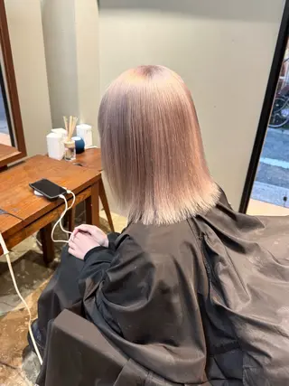 ミディアム 優梨💞 /透明感カラーのヘアスタイル