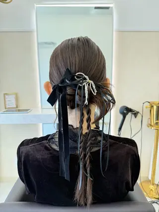 ロング 吉川 典親のヘアスタイル