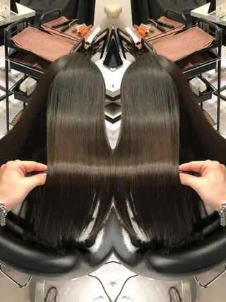 ロング カラー 🩵レイヤー✖︎ 髪質改善🩵リョウヤのヘアスタイル