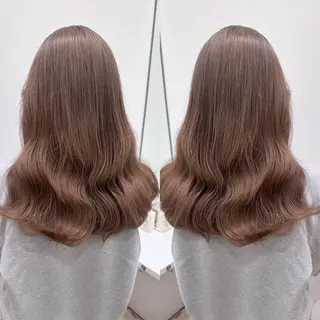 セミロング カラー メンズカット ブリーチ ‬JINのヘアスタイル