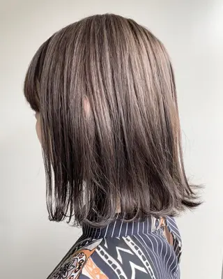 ショート カラー ボブパーマコテ巻き風 パーマNo1深江秀平のヘアスタイル