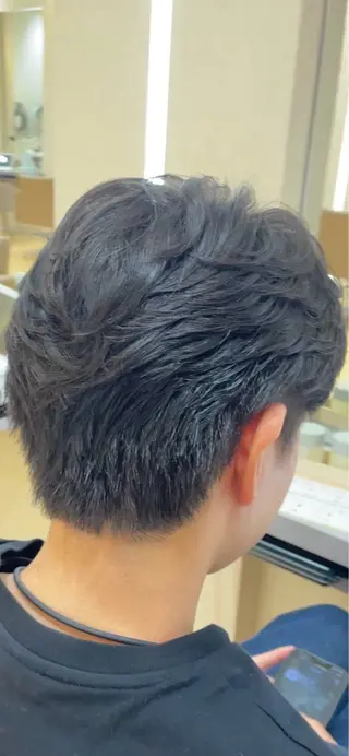ショート パーマ メンズ メンズ韓国カット 幸大のヘアスタイル