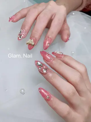 ネイル rina 💖長さ出し専門の店のネイルデザイン