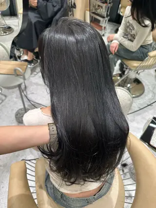 ロング カラー 🤎小顔レイヤー /ベージュ🤎友香のヘアスタイル