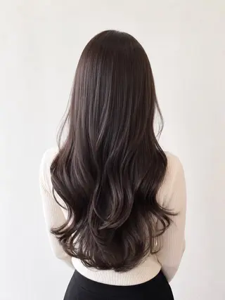 ロング 縮毛矯正/髪質改善 特化/冨島智基のヘアスタイル