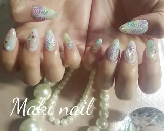 ネイル ショート ・:*+.✳︎˚✧₊ MAKI NAILのネイルデザイン