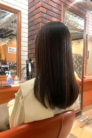 セミロング flencia 丸 和博|カットのヘアスタイル
