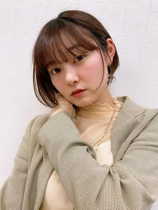 ショート はるやま せりなのヘアスタイル
