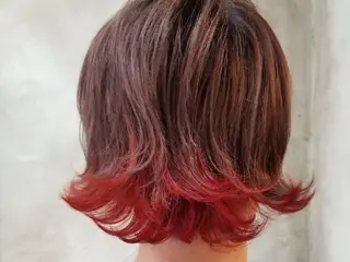 ショート カラー 美容院 コッペパンのヘアスタイル