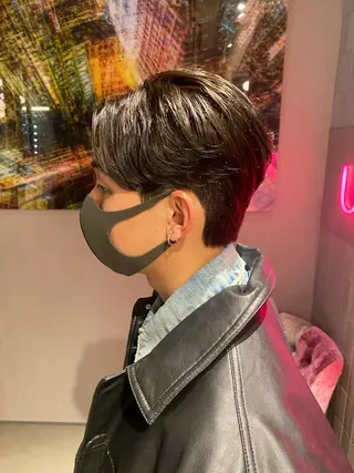 ショート パーマ メンズ unopulir 景山 凌のヘアスタイル