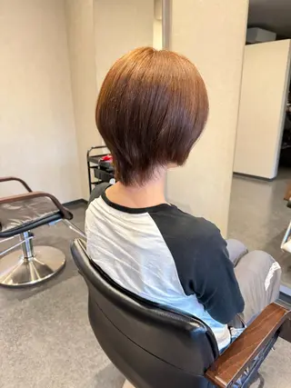 ショート 髪質改善⚡️カラー 🍀武久 誠🍀のヘアスタイル