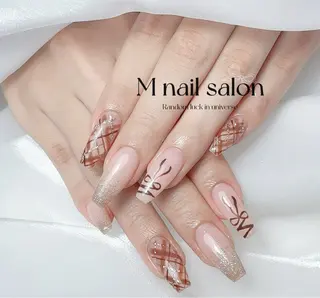 ネイル M🌷nail 長さだし専門店のネイルデザイン