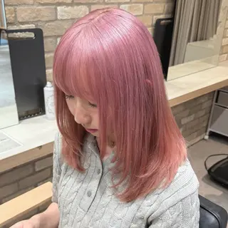 セミロング カラー 🩶レイナ🩶 color/nailのヘアスタイル