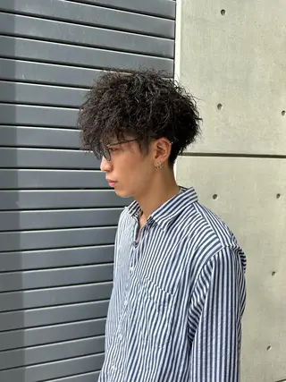 ショート パーマ メンズ メンズカット/パーマ 特化motooのヘアスタイル