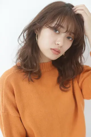 ミディアム 美髪形成!色素改善! 秋田 和輝のヘアスタイル