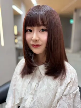 ロング 平山 翔意のヘアスタイル