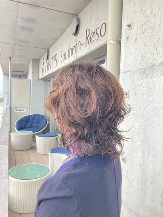 ミディアム パーマ 🌙パーマ 照井🌙のヘアスタイル