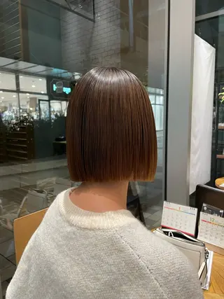 ショート ノンダメージカラー/ ボブ/RINのヘアスタイル