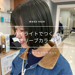 ショート カラー wakana 【ブリーチカラー】のヘアスタイル