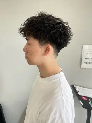 パーマ メンズ メンズモテパーマ💙 fuwaのヘアスタイル