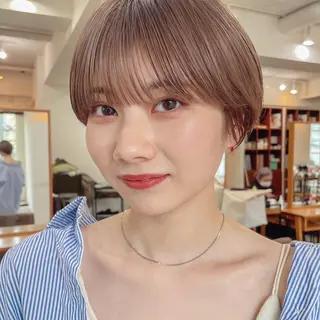 ショート カラー ✨👑お洒落ショート ❣️村上せいな✨のヘアスタイル