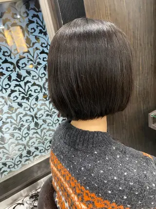 ショート グレージュ達人/赤み 消し/ブリーチ/岩崎のヘアスタイル