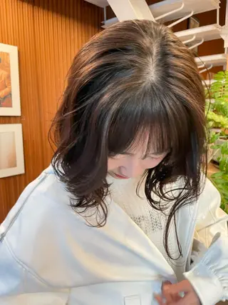カラー 藤本豪海 モニターモデル募集のヘアスタイル
