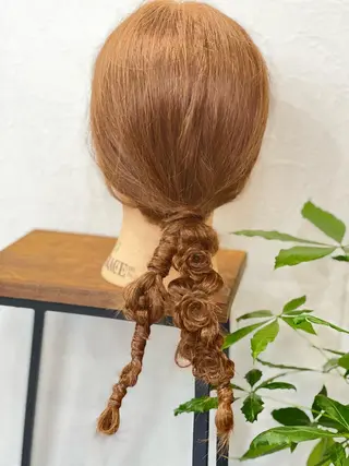 ロング THE PARK キシオカのヘアスタイル