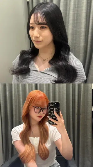 ロング カラー 鈴木 優斗のヘアスタイル
