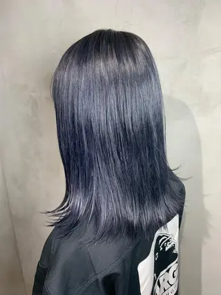 ミディアム メンズパーマ 工藤勇也のヘアスタイル