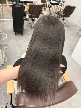 セミロング カラー Hina🫧透明感 /上品/モテ🫧のヘアスタイル