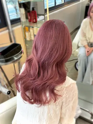 ロング カラー フルカワ リナのヘアスタイル
