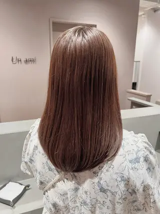 ミディアム カラー aya / ニュアンスカラーのヘアスタイル