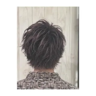 ショート カラー 中野 竜介のヘアスタイル