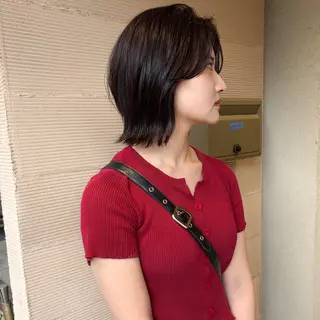 ミディアム カラー 似合わせヘア🤍 面田法子のヘアスタイル