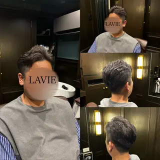 ショート 長岡 快樹のヘアスタイル