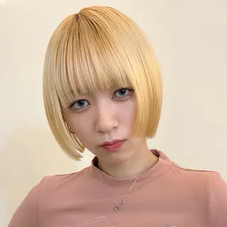 ショート 暖色カラー🧡 ボブ🧚‍♀️マナのヘアスタイル