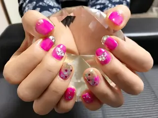 ネイル モチの良さ◉ フィルインネイル♡のネイルデザイン
