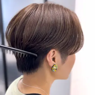ショート ショートヘア、ボブ こやさん　コヤマのヘアスタイル