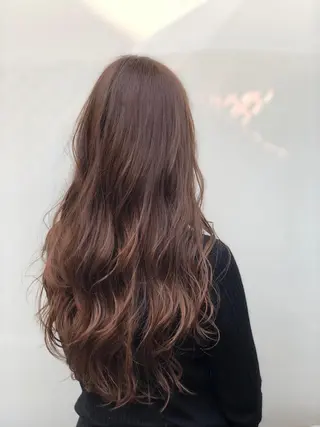 ロング 清水 純のヘアスタイル