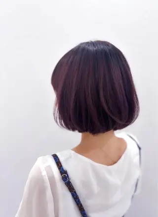 ショート カラー イノクチ マコト髪質改善カラーのヘアスタイル