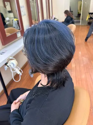 ミディアム 濱川 良栄のヘアスタイル