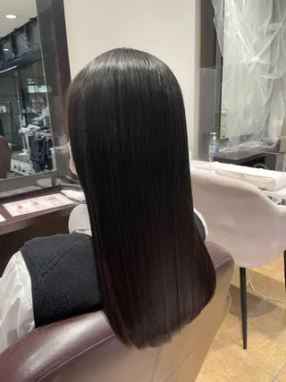セミロング ヘアアレンジ なぽ ❤︎長さだし / 韓国nailのネイルデザイン