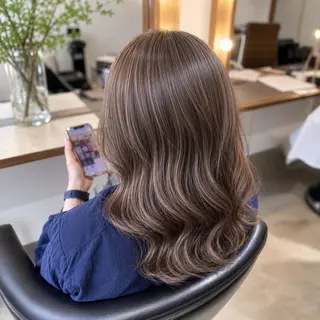 ロング カラー 🌀メンズパーマ🌀 平川海夢のヘアスタイル