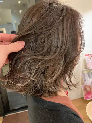 ミディアム 小田 孝一のヘアスタイル