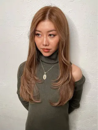 ロング カラー 狩野 孝太郎のヘアスタイル