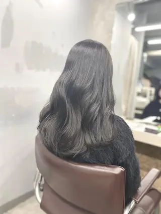 ロング カラー レイヤーカット 赤み消し　店長/大和のヘアスタイル