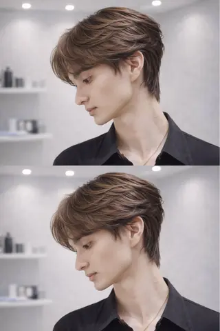 ショート メンズ縮毛矯正指名 No.1KAI🥰のヘアスタイル
