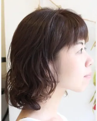 ミディアム カラー パーマ mai /Lita中央橋のヘアスタイル