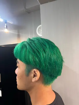 ショート メンズカット、パーマ 特化🔥🌊瀬川竜生のヘアスタイル